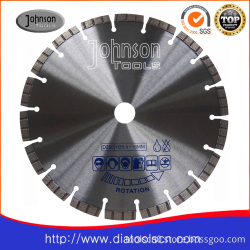 laser saw blade: 250mm turbo saw blade